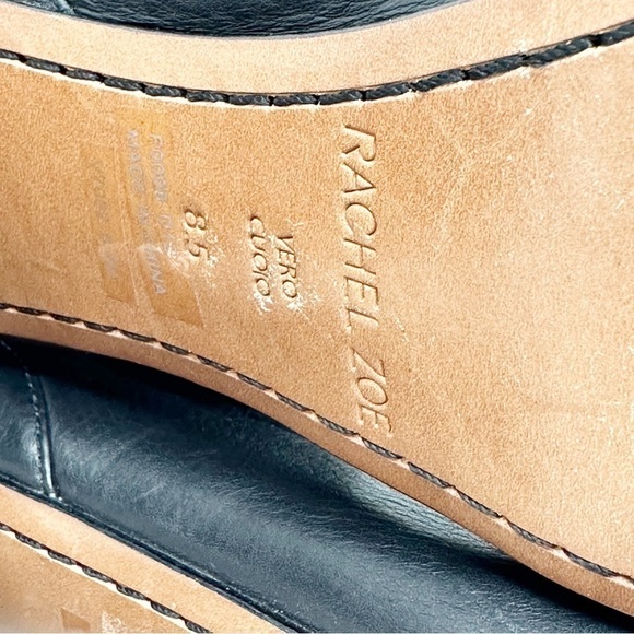 Rachel Zoe Leather Claudia Slouch Heeled Boots - Picture 11 of 13